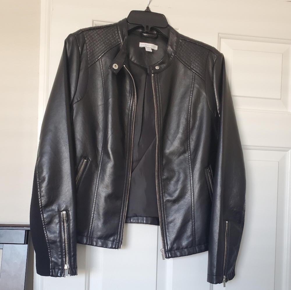 New York company Leather jacket.